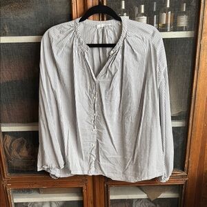 Doen Railroad Stripe Jane Blouse
